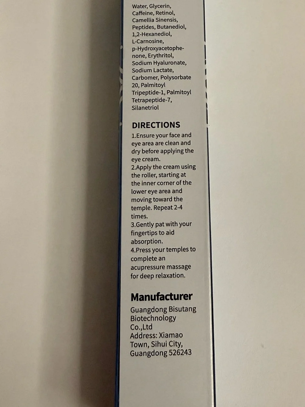 NEW-4 pack-5% Caffeine Eye Serum 360 Roller (0.5 fl oz / 15 ml)